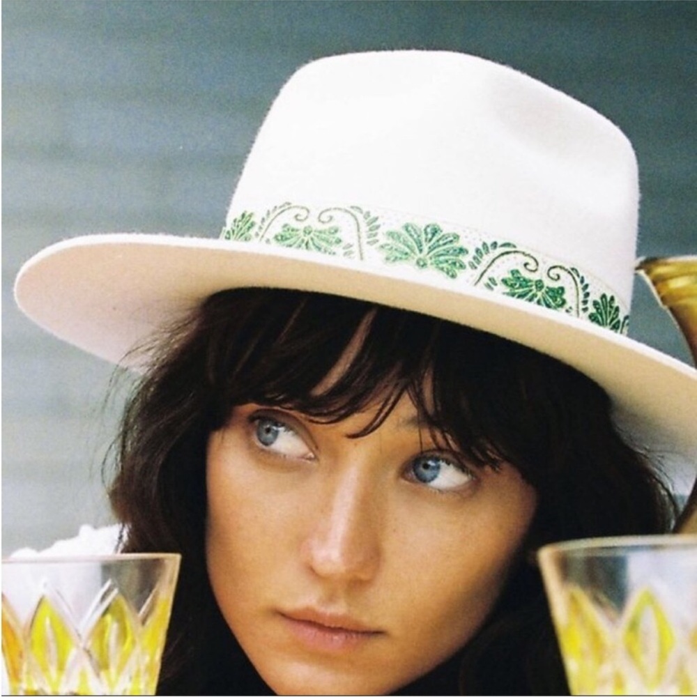 Lack Of Color Ivy Beverly Fedora Hat In White. NWT! Sz S (55cm) & M (57cm) - Picture 5 of 16